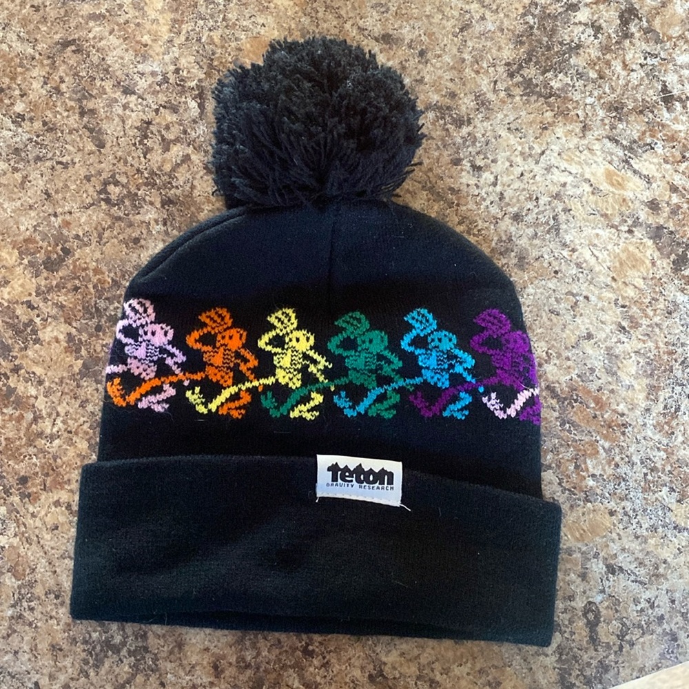 Grateful Dead Teton Gravity Pom Pom Beanie